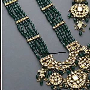 Indian style necklace with earrings ,